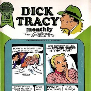 Dick Tracy Monthly #23, 1951 Reprints, Nov. 1987, Blackthorne Comics, NM 9.4